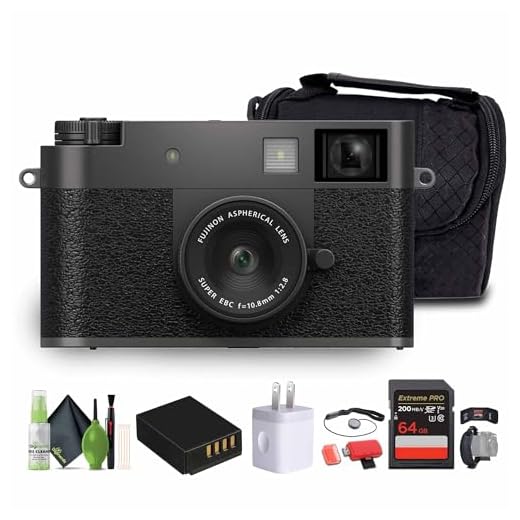 FUJIFILM X Half Premium Compact Camera Bundle
