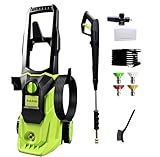 Pressure Washer, Power Washer with Foam Cannon,High Pressure Cleaning Machine with 4 Nozzles for Car, Patio, Driveway,Fences,Decks