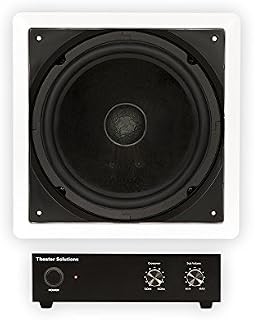 Theater Solutions TS1000 Passive 10" Home Theater in Wall Subwoofer and Amp Set