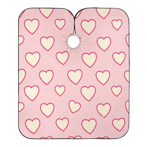 Capa impermeable profesional para cortar cabello con cierre ajustable miniatura 2