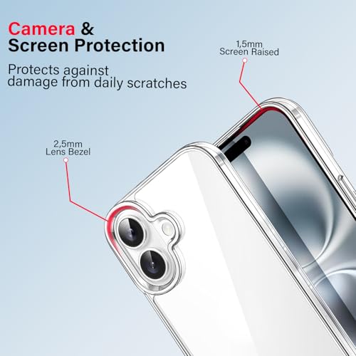 Image of KACA Clear Back Cover Case for Samsung Galaxy A06 5G |Case for Samsung Galaxy A06 5G|Shockproof Bumper TPU Protective Design- Transparent