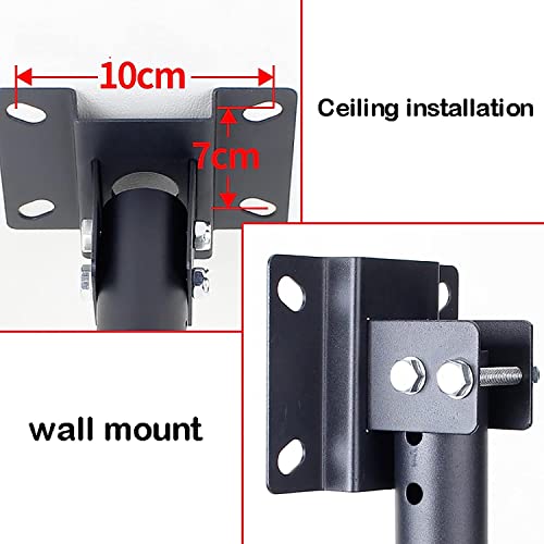 Support TV plafond réglable en hauteur 1m avec charge de 45 kg