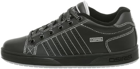 Osiris Women's Troma Sneaker,Black/Silver,9 M | Image 4