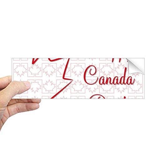 Sticker rectangulaire Happy Canada autocollant vitrage feuille d'érable décoration maison - 2