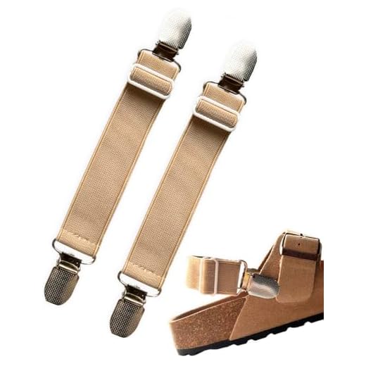 BitsFans Tiras de salto para Arizona Mules and Clogs EVA Slide Sandálias masculinas e femininas tamancos plataforma chinelos, Caqui, Ajustable