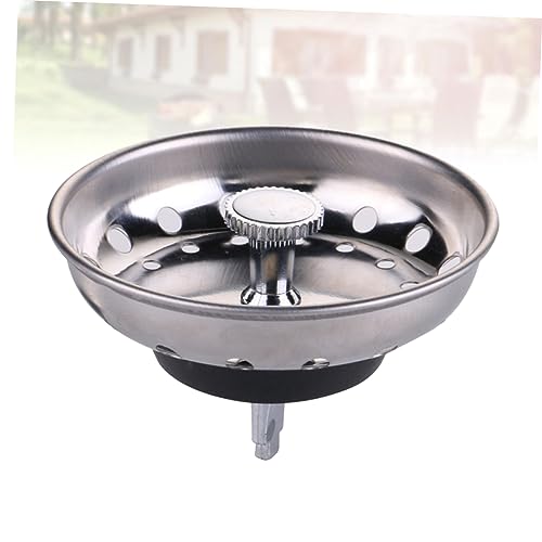 Colador para desagüe de cocina y baño de acero inoxidable miniatura 6