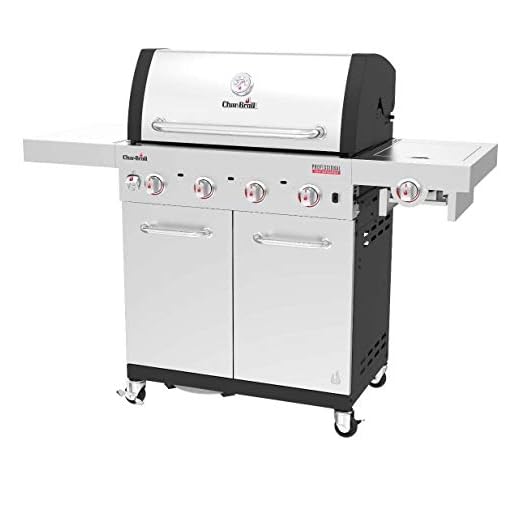 Barbacoa De Gas 4 Fuegos Char-Broil Professional Pro S4 Tecnología Tru-Ifrared Real America Bbq