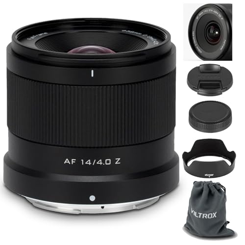 Amazon | VILTROX 14mm F4.0 Zマウントレンズ（ニコン用）、フル