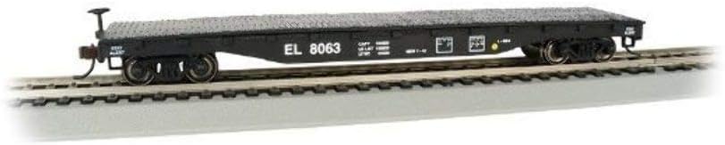 52' Flat Car - ERIE LACKAWANNA #8063 - HO Scale