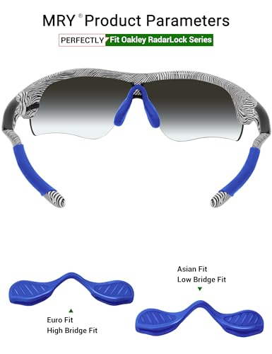 Image of Mryok Replacement Earsocks Nosepieces Kits for Oakley RadarLock Path /RadarLock XL /RadarLock Edge /RadarLock Pitch - Options