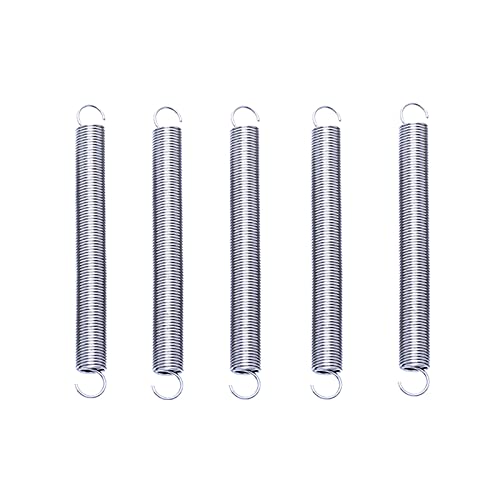 Extension Heavy 5 Pieces, 0.6mm Wire Diameter, 8mm Outer Diameter, 60-120mm Length, Hook Spiral Extension S-Shape Tension Spring Wire Hook (Size : 90mm)