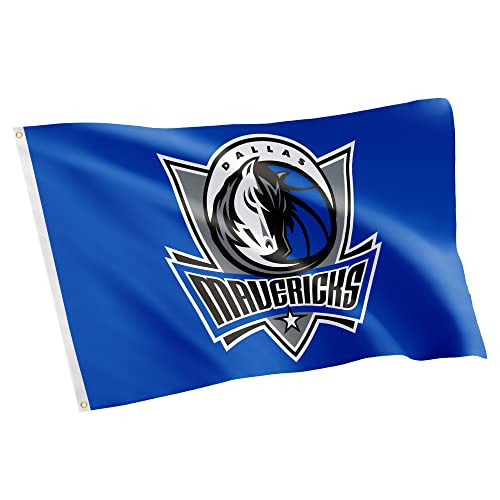 Desert Cactus Dallas Mavericks Flag NBA 100% Polyester Indoor Outdoor 3x5 feet National Basketball Association Team Flags (Flag #2)