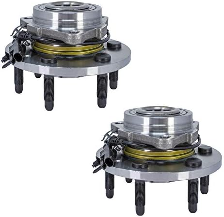 Longgo - HU515096 x2 Front Wheel Bearing Hub Assembly 4x4 4WD for 2007~2014 Escalade, 07~13 Avalanche, 2007~2013 Silverado 1500, 2007~2014 Suburban 1500, 2007~2014 Tahoe, 2007~2013 Sierra 1500