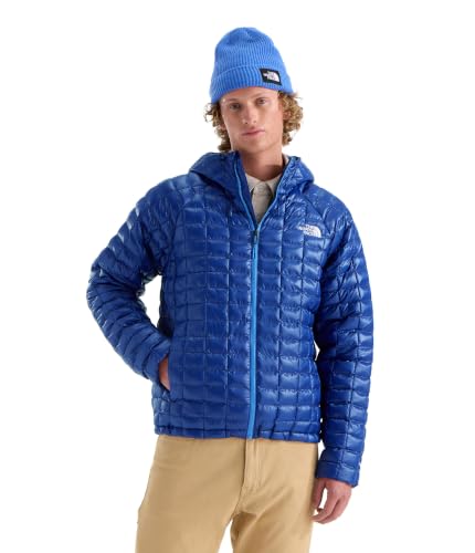 Image of THE NORTH FACE Men's Thermoball Hooded Jacket | Lightweight, Wind & Water Resistant Fabric, Synthetic Insulation