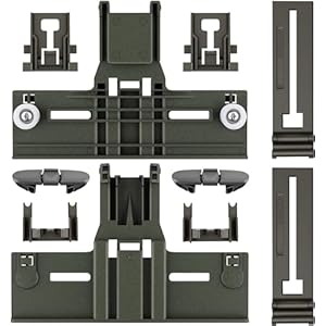 Upgraded W10350376 W10350374 Dishwasher Top Rack Parts For Kenmore/Kitchenaid Dishwasher Parts Upper Rack, W10195840 W10712394 Dishwasher Rack Parts For Whirlpool Dishwasher Top Rack Parts(10 Packs)