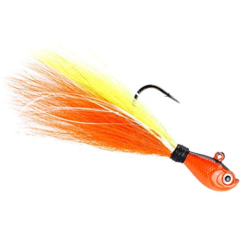Kit Iscas Artificiais Streamer Jig Marine Sports 15g 20g 4un
