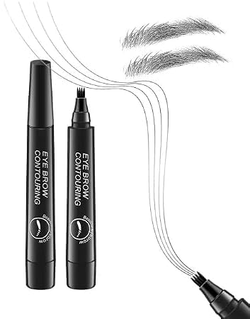 Browfill Eyebrow Pen - Black | Waterproof & Smudge-Proof | One Swipe Application | Micro Precision | Natural & Long-Lasting Finish | For Denser & Fuller Eyebrows | Easy to Use | Cruelty-Free-image-19