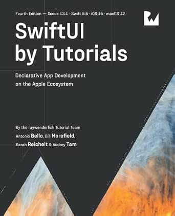 SwiftUI by Tutorials (Fourth Edition): Declarative App Development on the Apple Ecosystem book cover