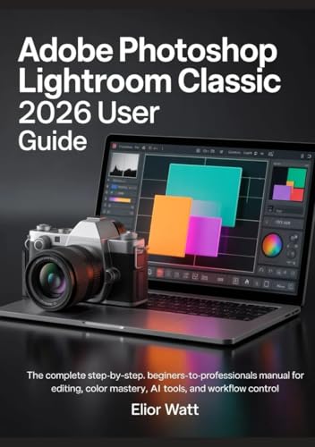 Adobe Photoshop Lightroom Classic 2026 User Guide: The Complete Step-by-Step, Beginners- to- Professionals Manual For Photo Editing, Color Mastery, AI Tools, and Workflow Control.