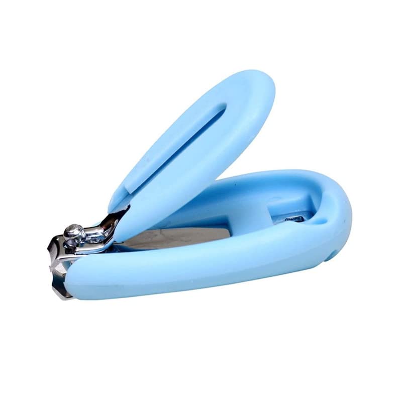 HUF & NUF Baby Safety Nail Scissors Manicure/Pedicure Baby Magnifier Nail Clippers Safety Cutter Care Blue-image-13