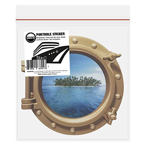 Cruise On Porthole Decoration Wall Sticker - Peel & Stick Decal Art #TOP7