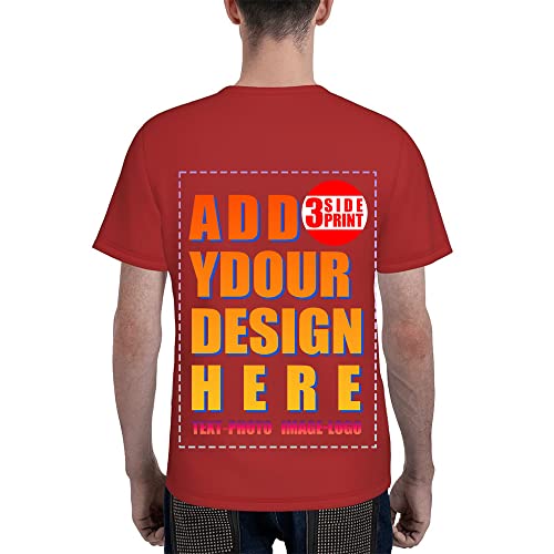 Custom T Shirt Front and Back Customized Personalized Creat Design Your Own Tee Men Women Printed Photo Text Logo Shirts2
