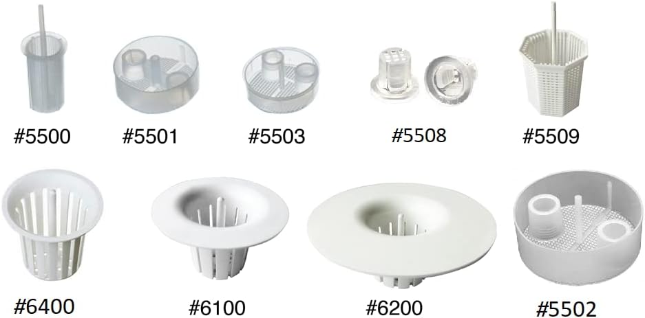 144/Bx Dental Disposable Evacuation Trap All Style Clear Disposable Evacuation Traps (5500)