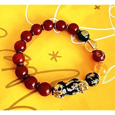 Handmade Feng Shui Beads Pi Yao Pi Xiu Five Elements Wealth Prosperity Bracelet Amulet (10MMR)