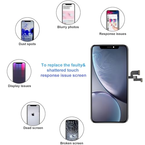 Lmq FOR IPHONE X 10 Screen Replacement ,5.8 Inch Lcd Display 3D Touch Screen Digitizer Assembly,Compatible thumb #3