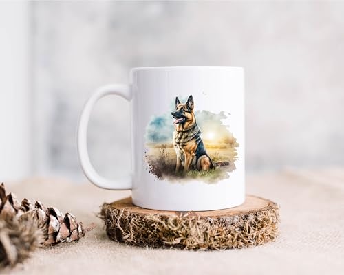 Taza de Cerámica German Shepherd 15 oz miniatura 2