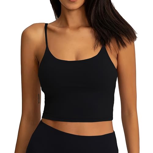ATRACTIVOLL Women's Sports Tank Top, Basic Top Ärmellos, Atmungsaktiv...