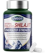 LIVEGIS Himalayan Shilajit Capsules Balance Hormones, Boost Immunity, Enhance Vitality &amp; Memory, ...