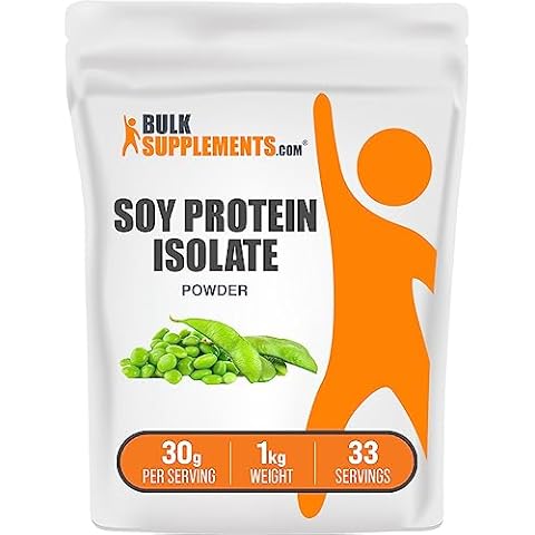 BulkSupplements.com Soy Protein Isolate Powder - Unflavored Cover