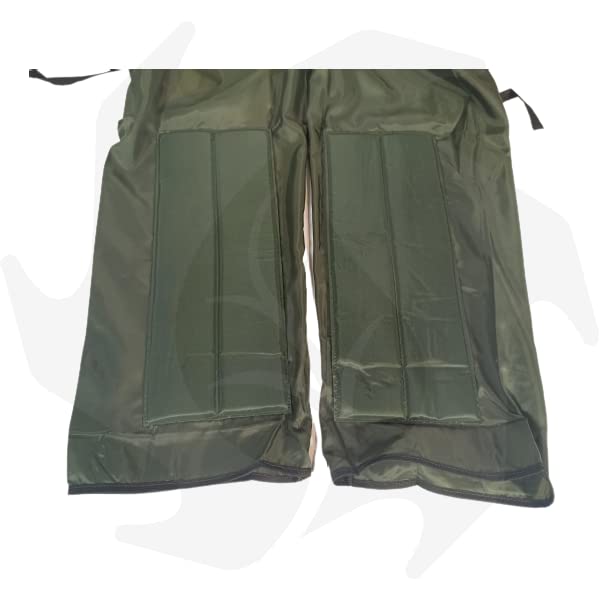 Copri pantaloni protezione per decespugliatore, giardinaggio traspirante in nylon (Verde)