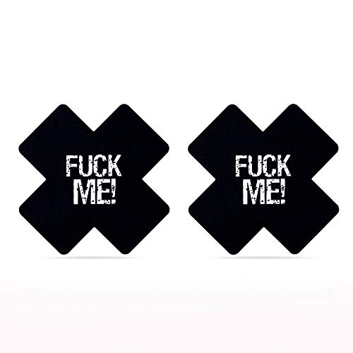 Adesivo para mamilos - Fuck me Cross Pattern Nipple Pasties - Lovetoy