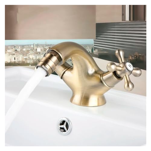 Robinet en laiton résistant au calcaire pour rénover un lavabo avec un style antique