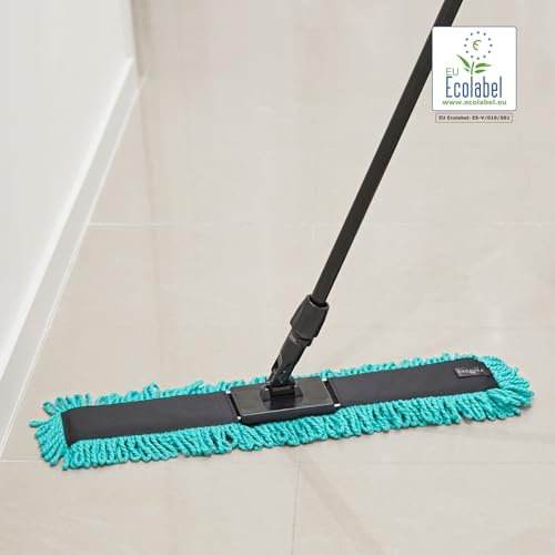Maya Balai à Franges en Microfibre 60 cm Eversea®. Fabriqué à Partir de Polyester Recyclé Issu de la Mer. Durable, Efficace et Compatible avec Les Supports Rabattables. – vue 6