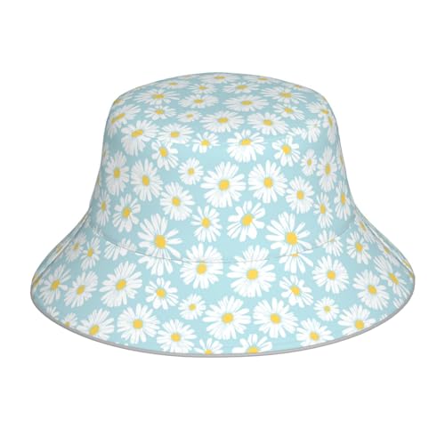 Image of Bucket Hat Beach Summer Sun Hat Reversible Fisherman Hats Double Sided Wearing for Women Men Boys Girls