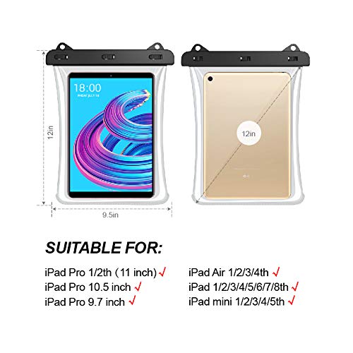 Cljlixcy Universal Ipad Waterproof Bag Case Touch Sensitive Dry Bag With Lanyard Waterproof Bag Case For Ipad 8Th/7Th/6Th/5Th/4Th Generation 10.5/10.2/9.7/10.2 Ipad Mini Case thumb #2