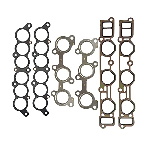Image of Partsflow Cylinder Head Gasket Set With 16 Head Bolts For Toyota 4runner 1996-2002 For Toyota T100 1995-1998 For Toyota Tacoma 1995-2004 For Toyota Tundra 2000-2004 OE#ES72168,HS9227PT-1,HS2034