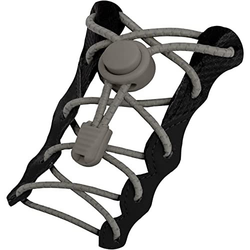 [HIGH FIVE] 靴ひも ゴム 結ばない ほどけない靴紐 スニーカー シューレース 伸びる スポーツ アウトドア 1足分(2本) グレーの商品画像（Amazon）