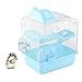 Yosoo Large Space 2 Tier Hamster Cage High Chassis Design Hamster Cage for Small Pet Hamster (Blue)