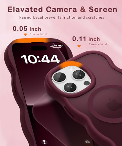 Coque silicone iPhone 13 Pro mate ondulée réglant les pertes de charge