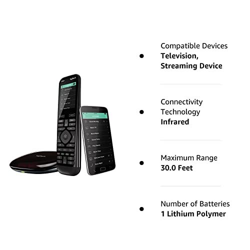 Logitech Harmony Elite Remote Control (915-000256) (Renewed) #TOP1