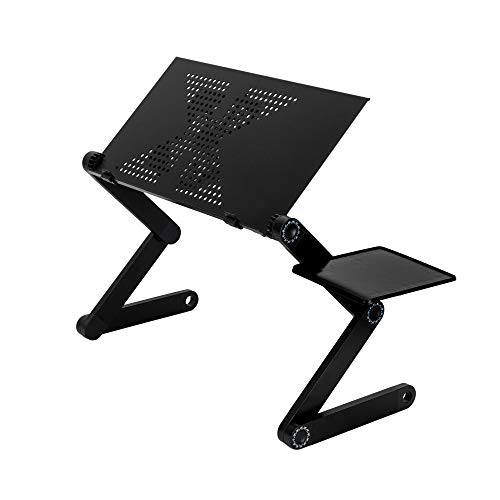 Laptop Table Stand Foldable Adjustable Notebook Macbook Computer Desk Mount Aluminum Ergonomic Tv Bed Lap Tray Stand #TOP5