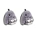 Verve Jelly 2 Stk Netter Plüsch Häschen Keychain Kaninchen-Pelz-Schlüsselanhänger Frauen-Tasche Spielzeug Puppe Fluffy Pompon Schöne Keyring