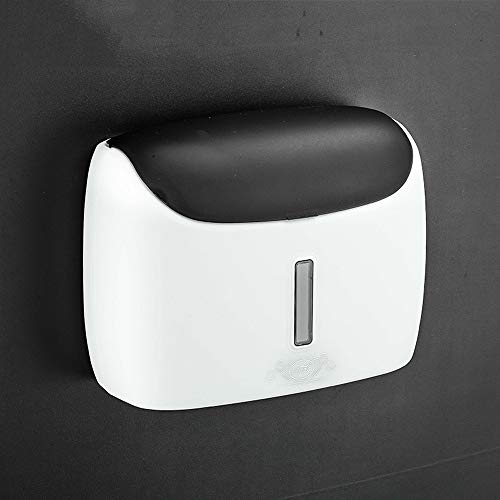 Bandeja de toalla de mano de hotel Montada en la pared Baño sin perforaciones Caja de pañuelos de papel higiénico Caja de papel higiénico Cocina impermeable Espacio para el hogar Espacio para el hogar