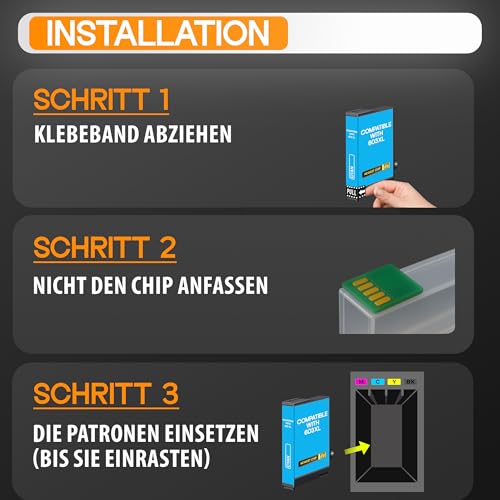 Supply Guy Druckerpatronen kompatibel mit Epson 603 603 XL für XP-2100 XP-2105 XP-3100 XP-3105 XP-3150 XP-4100 XP-4155 (10er 603XL Multipack)