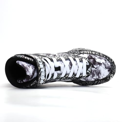 Men's Boxing Shoes Men's Wrestling Shoes High top Fitness Sneakers3