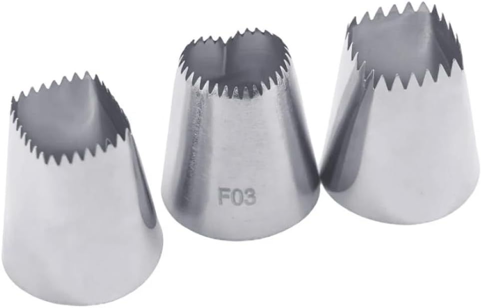 Baking Supplies Heart Shape Nozzles for Cake Cream Piping Square Nozzles Icing Piping Nozzles Cupcake Cake Decorating Cake Decorating Tips Set